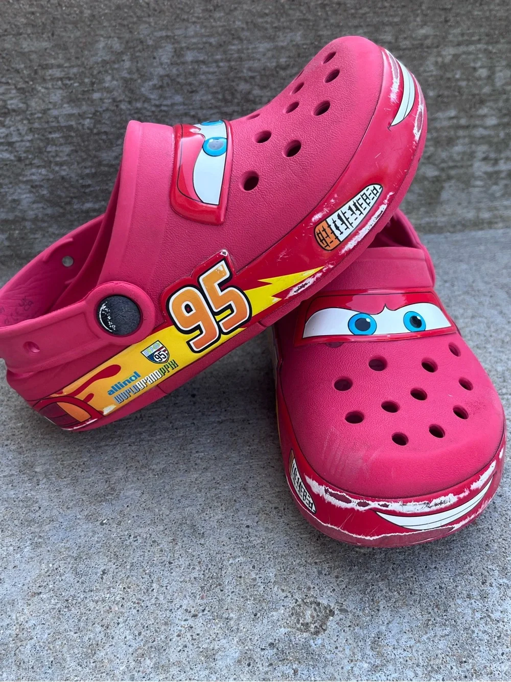Crocs Lightning McQueen Size 13